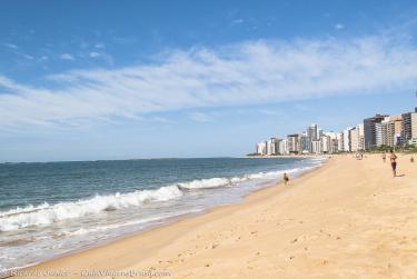 Foto da Praia da Costa, em Vila Velha, ES – Crédito da Foto: © Ricardo Junior Fotografias.com.br