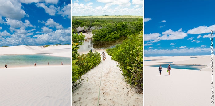 Imagens da Lagoa Bonita nos Lençóis Maranhenses - Photograph by Ricardo Junior / www.ricardojuniorfotografias.com.br