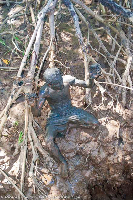 Catador de caranguejo em mangue do Delta do Parnaíba, Piauí. Photograph by Ricardo Junior / www.ricardojuniorfotografias.com.br