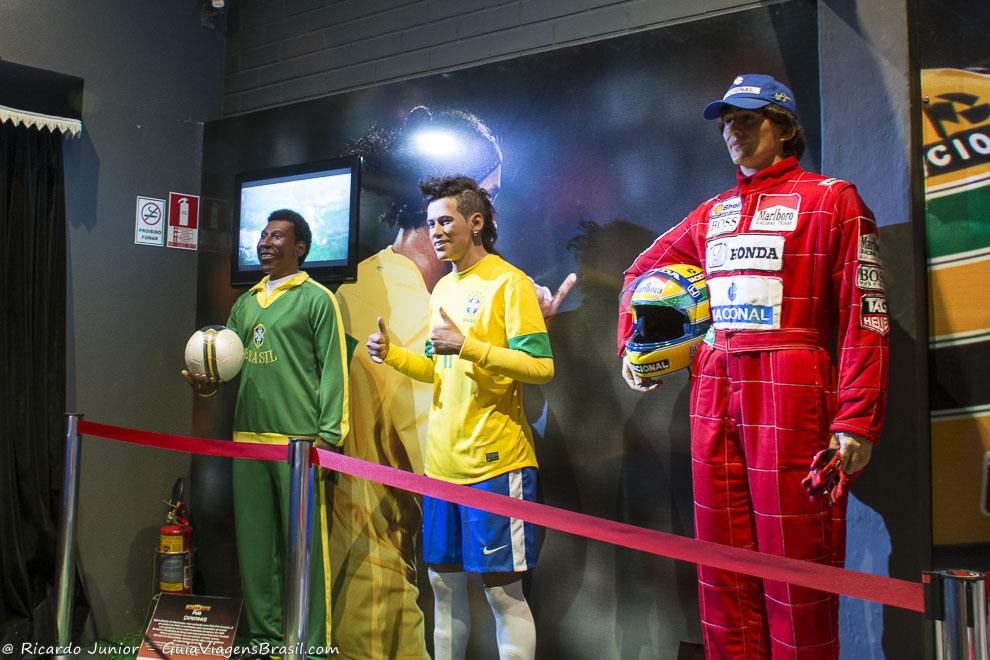 Famosos do esporte estão homenageados no Museu de Cera, em Gramado, Rio Grande do Sul. Photograph by Ricardo Junior / www.ricardojuniorfotografias.com.br