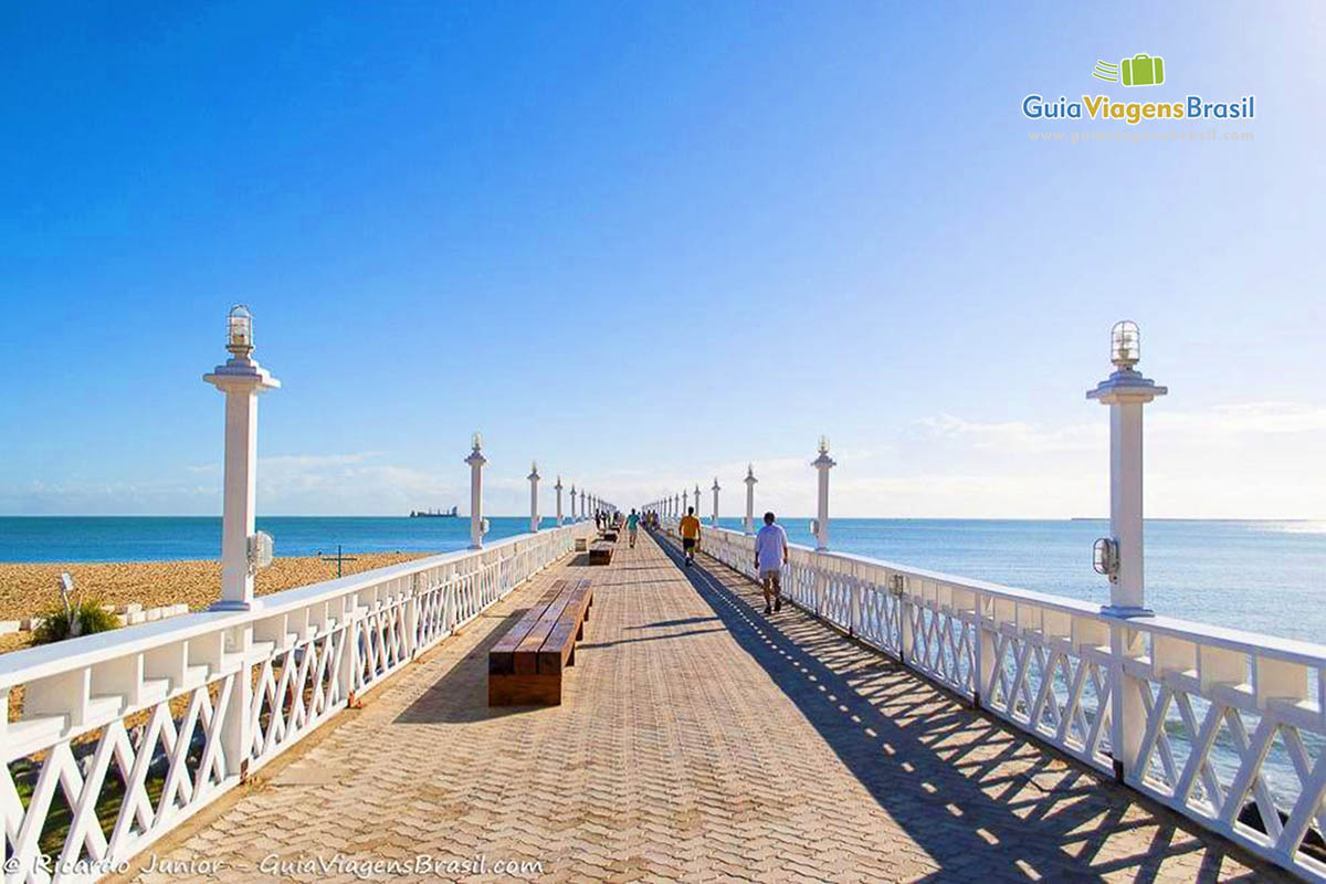 Foto Ponte dos Ingleses, na Praia de Iracema, Fortaleza, CE.