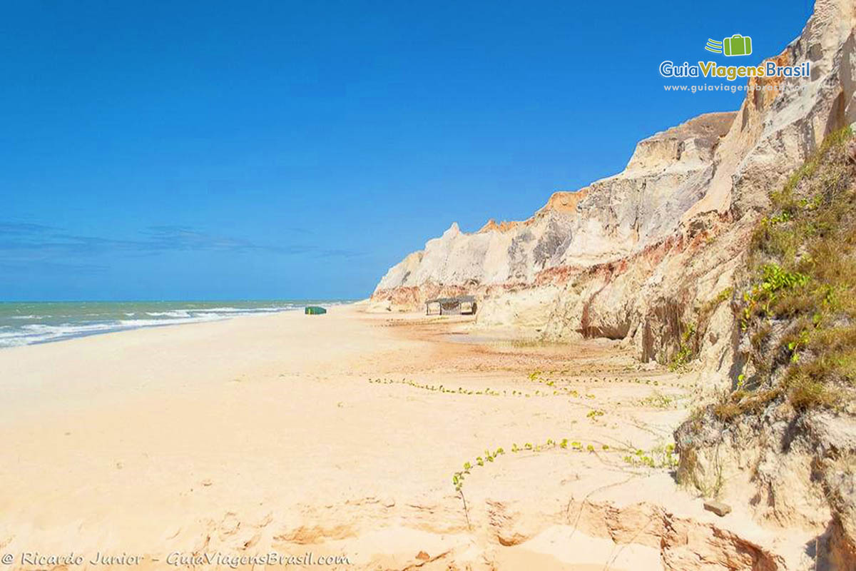 Foto Praia de Morro Branco, Beberibe, CE.