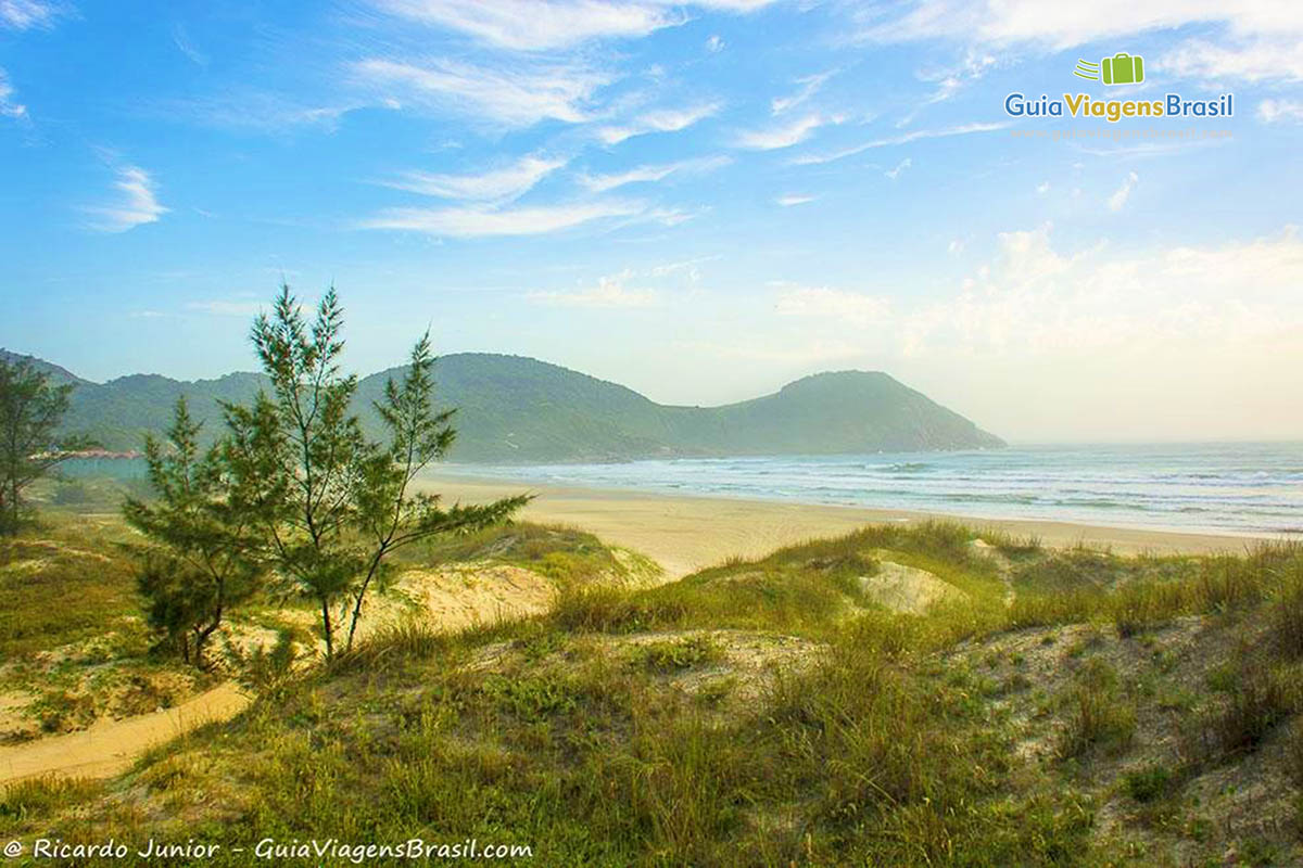 Foto da Praia do Luz, em Imbituba, SC.