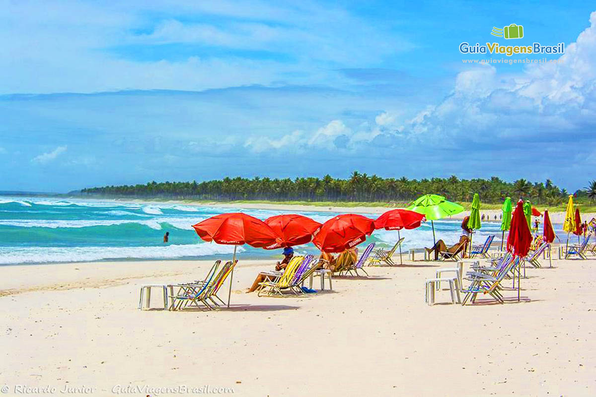 Foto barraca na Praia do Francês.