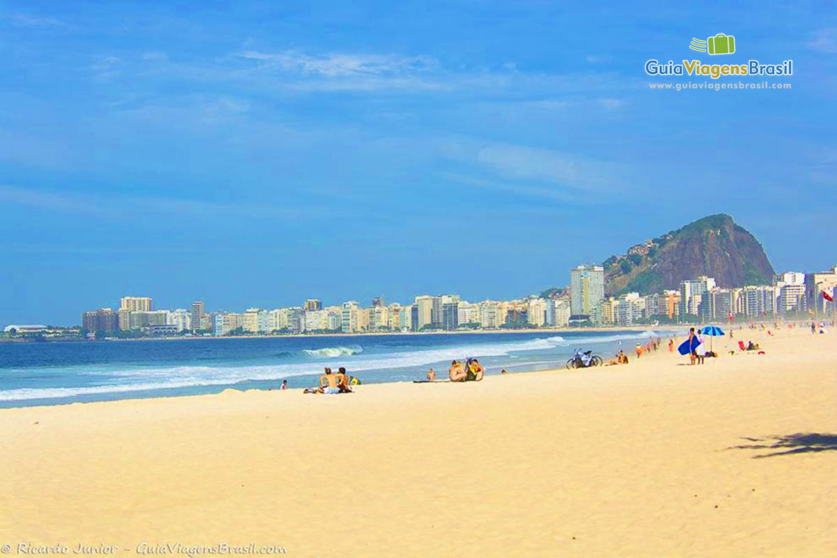 Foto Praia do Leme, RJ.