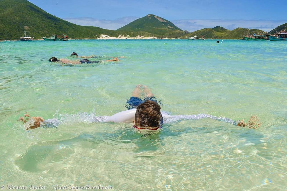 Foto mergulho em Arraial do Cabo, RJ.