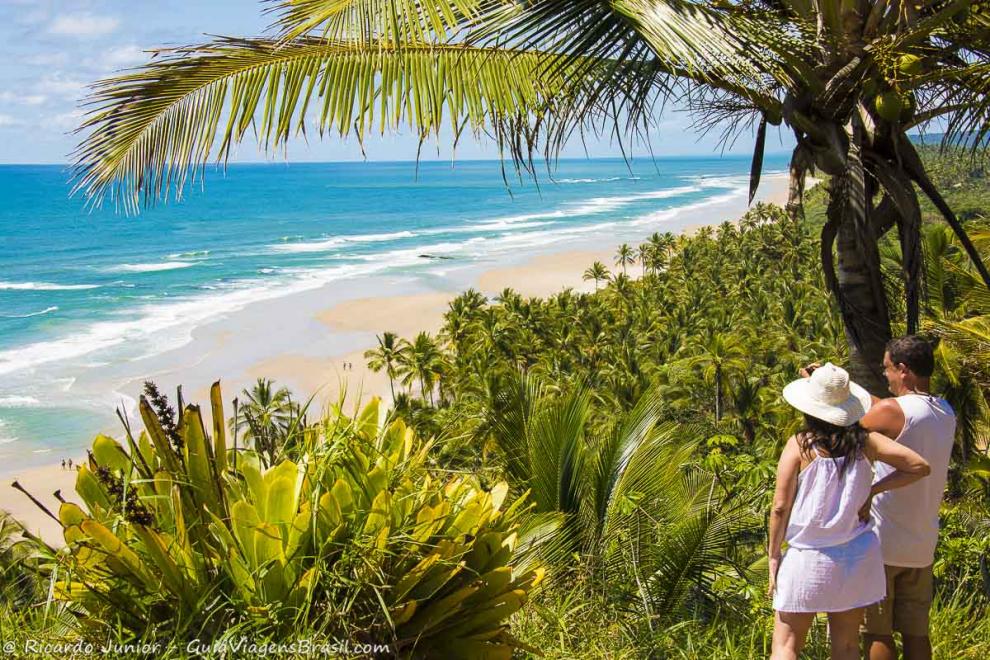 Foto da Praia de Itacarezinho, Itacaré, BA.