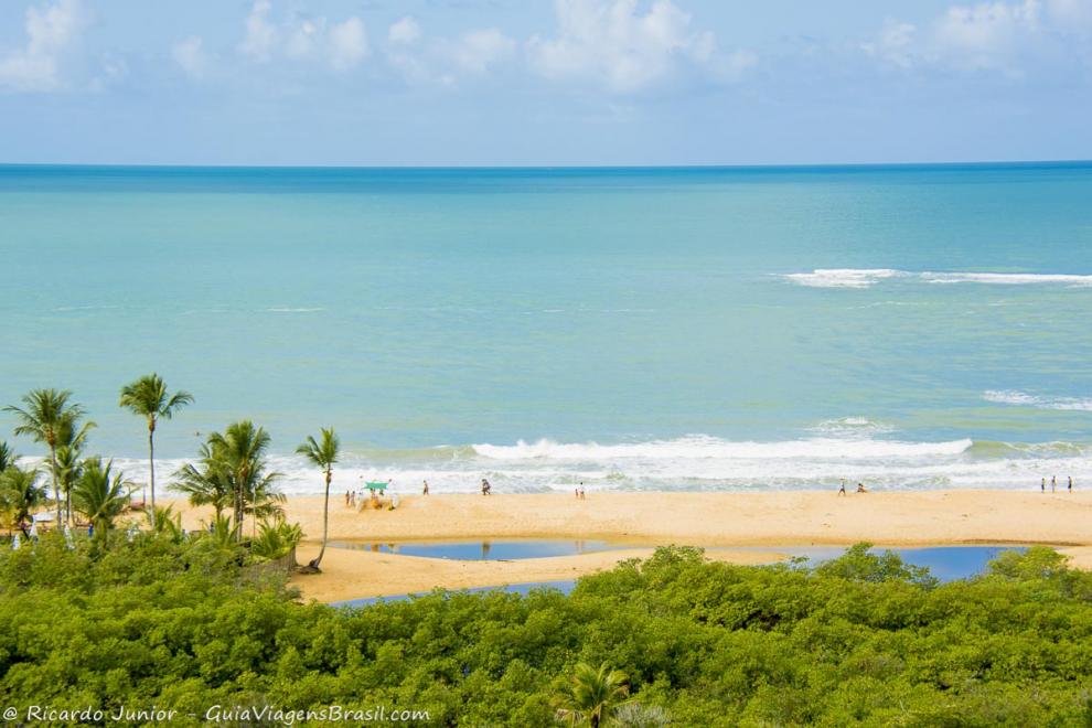 Foto mirante da Praia dos Nativos, Trancoso, BA.