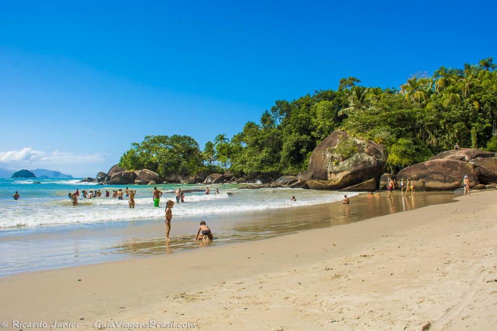 Foto Praia do Félix, Ubatuba, SP.