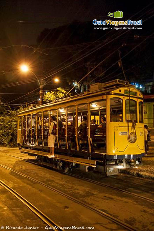 Foto bondinho Santa Teresa, Rio de Janeiro, RJ.