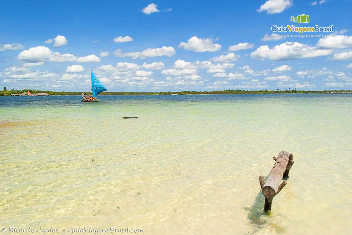 Foto águas cristalinas da Lagoa Azul, em Jericoacoara, CE.