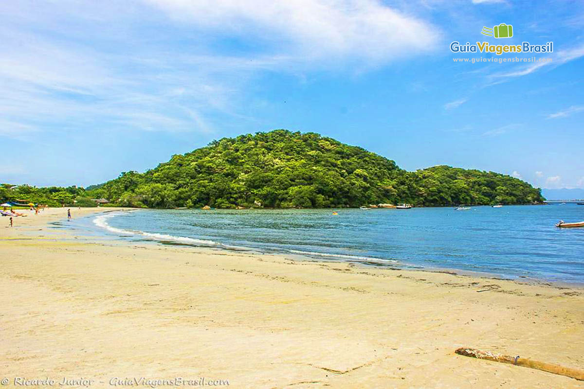 Foto orla Prainha, Ilha do Mel, PR.