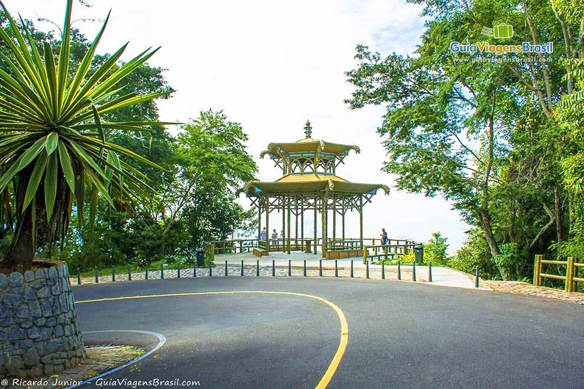 Imagem da rua e ao fundo a Vista Chinesa.