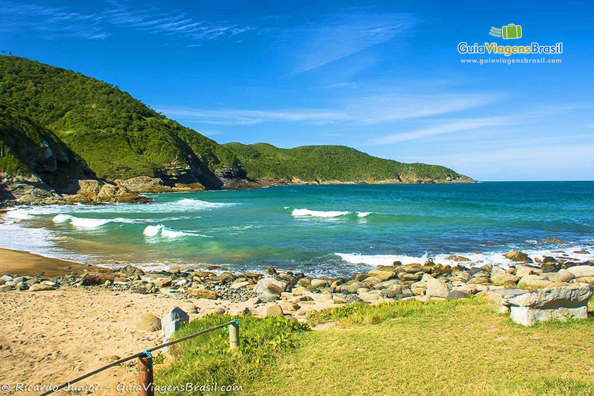 Imagem na chegada da linda Praia de José Gonçalves.