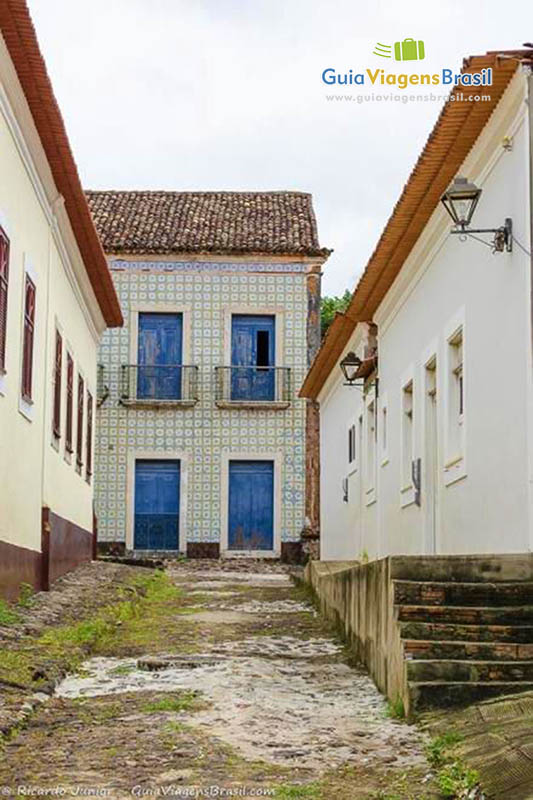 Imagem da rua da amargura em Alcântara.