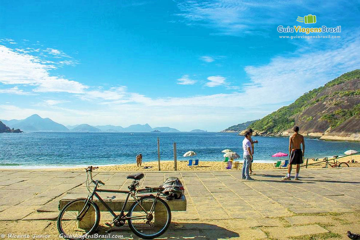 Praia Vermelha no Rio de Janeiro - Uma praia que é um cartão