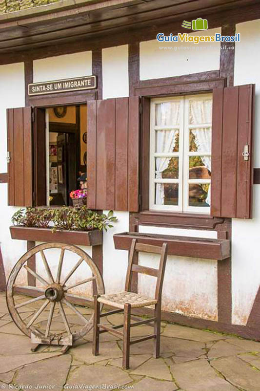 Imagem de cenário alemã para turistas tirarem foto.