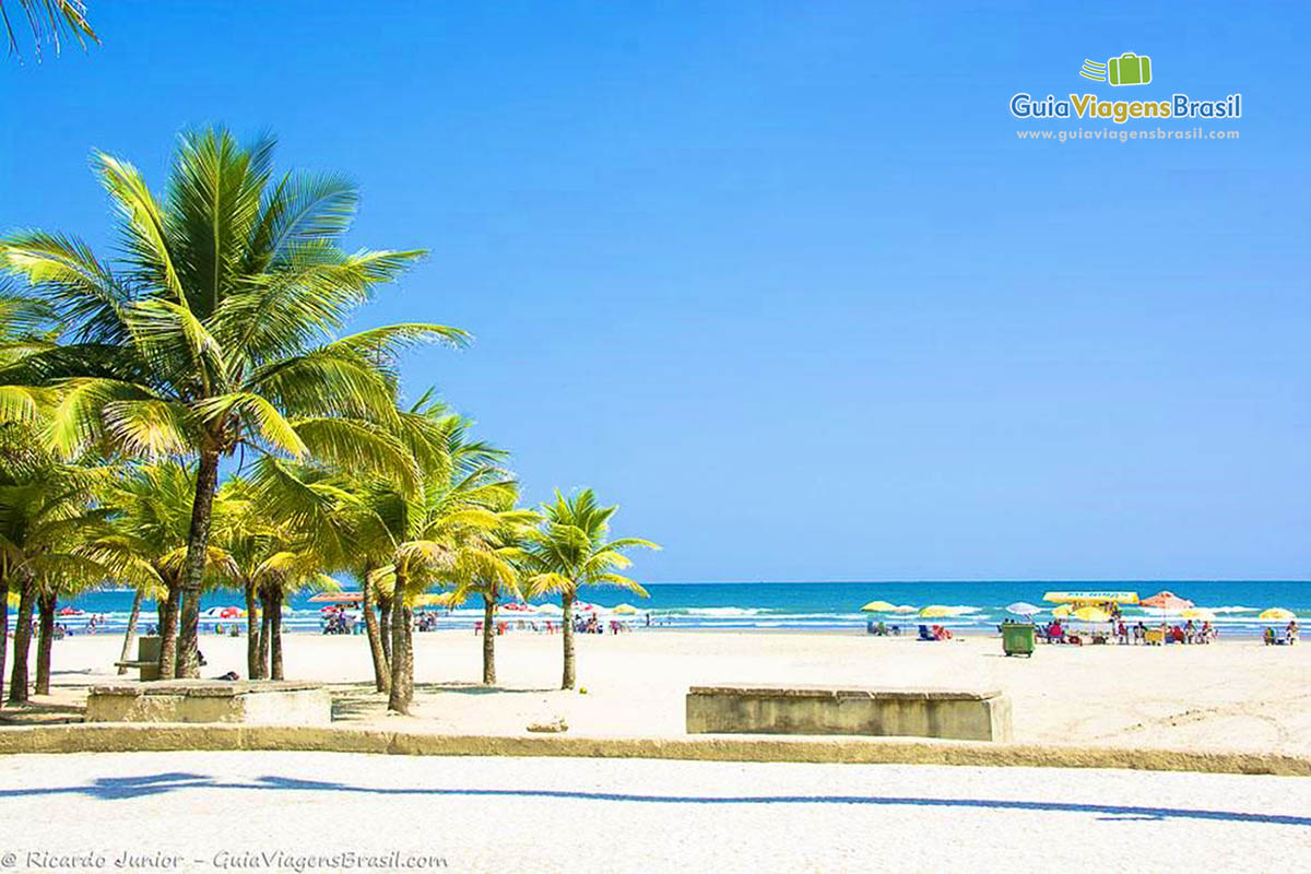 Imagem na chegada de linda praia.