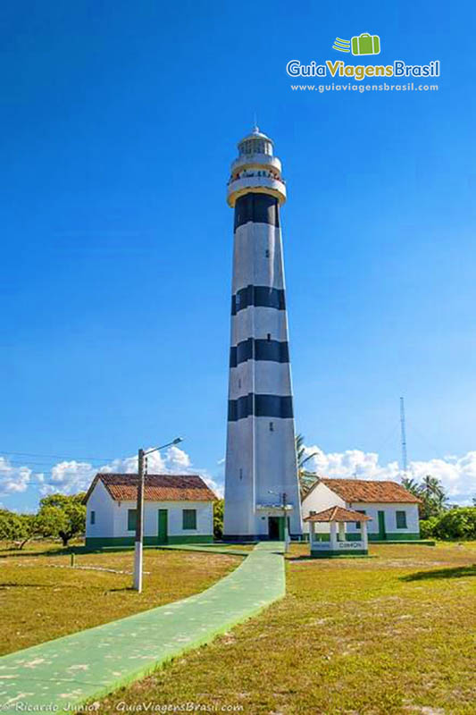 Imagem do farol que se conhece  no passeio do Circuito Caburé.