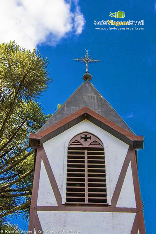 Imagem dos detalhes teto alemã da bela igreja.