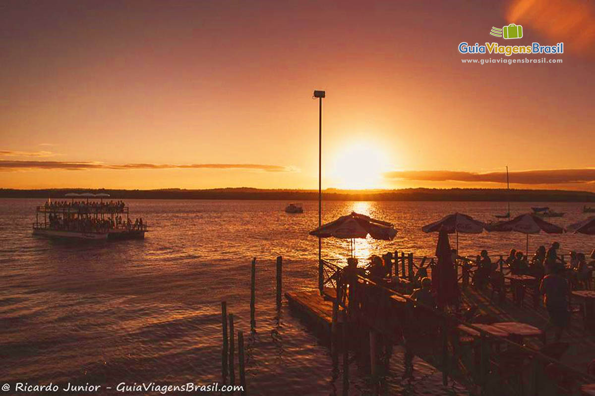 Imagem o lindíssimo por do sol em João Pessoa.