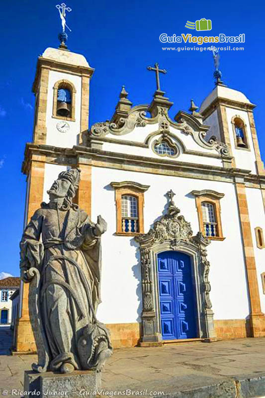 Imagem da Basílica, patrimônio histórico de Congonhas e do Brasil.