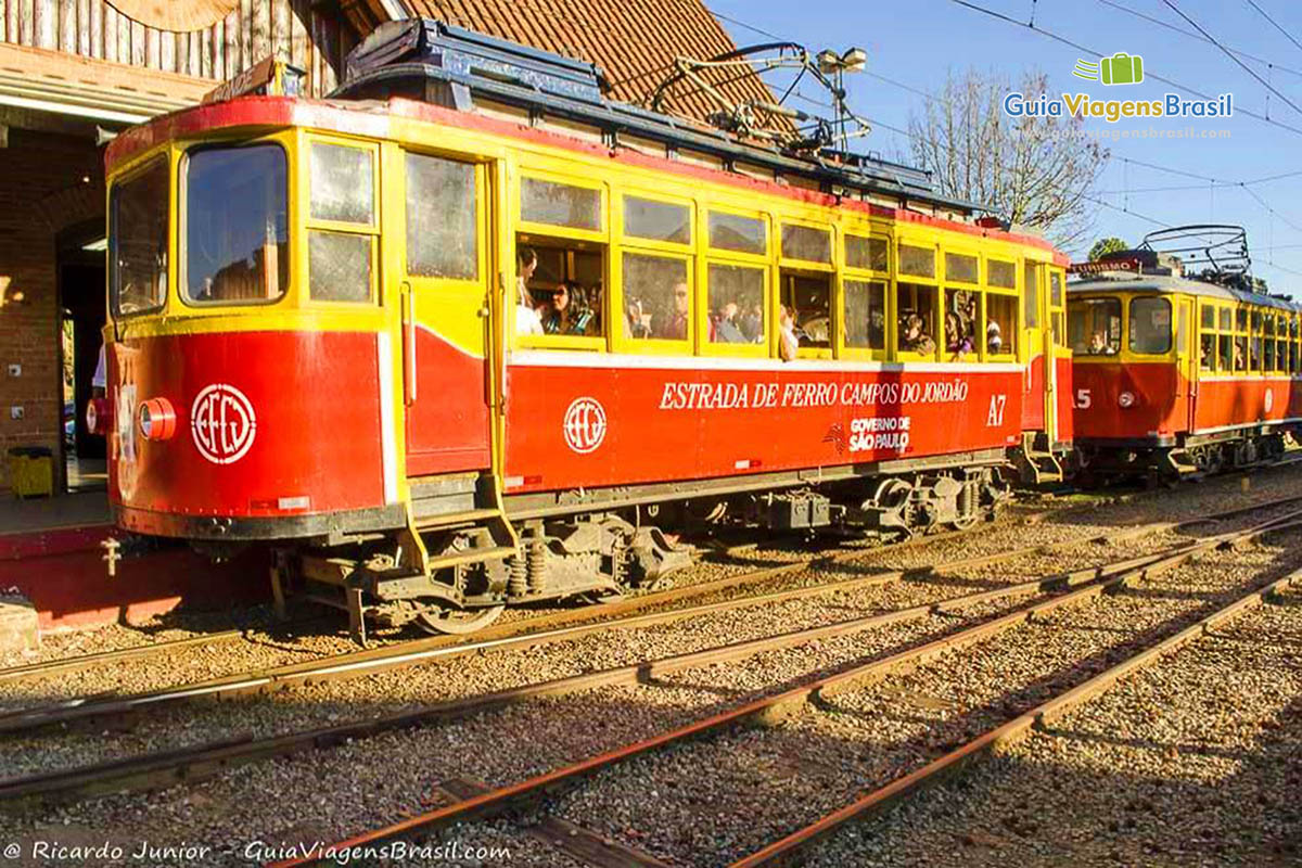 Imagem do trem de Campos do Jordão.