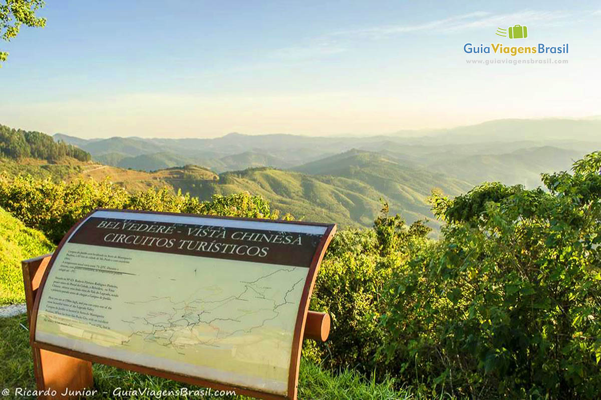 Imagem aérea da serra, em Campos do Jordão.