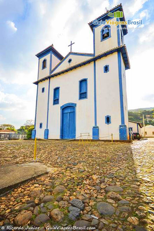 Imagem da Igreja das Merces, em Sabará. Religião em todos os cantos da cidade.