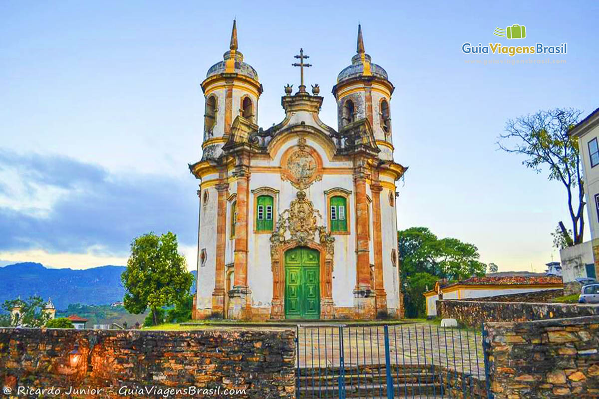 Imagem da Igreja de São Francisco de Assis, em Ouro Preto.