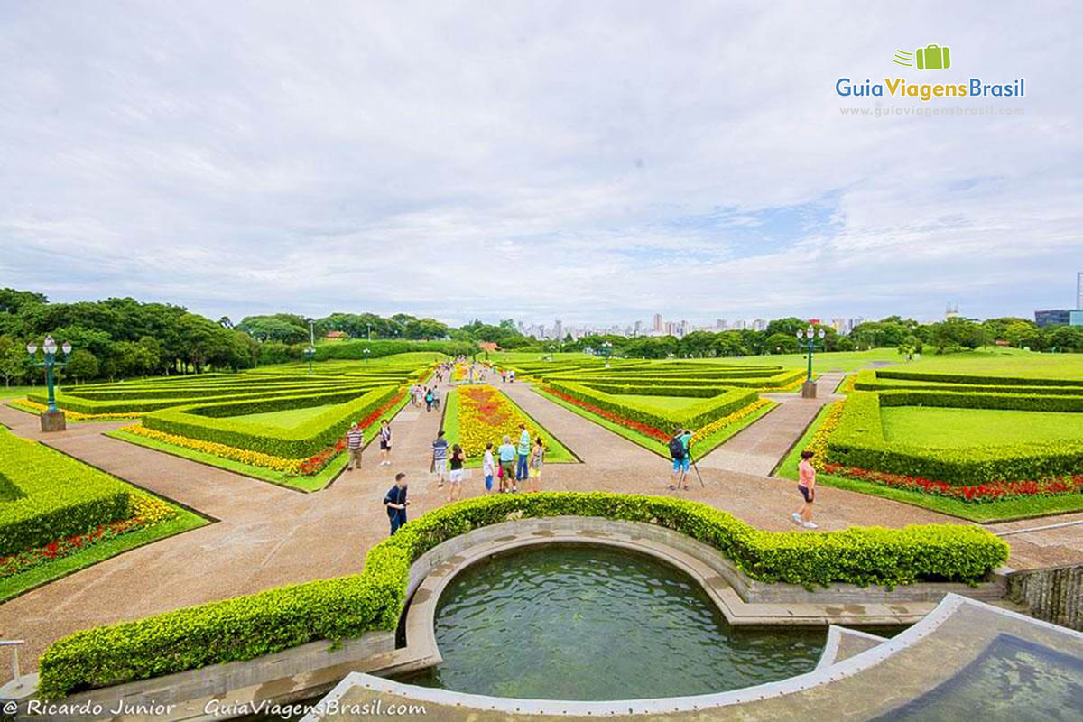 Imagem das belezas do Jardim Botânico.