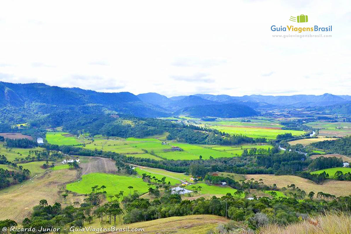 Imagem da vista do Morro do Campestre.