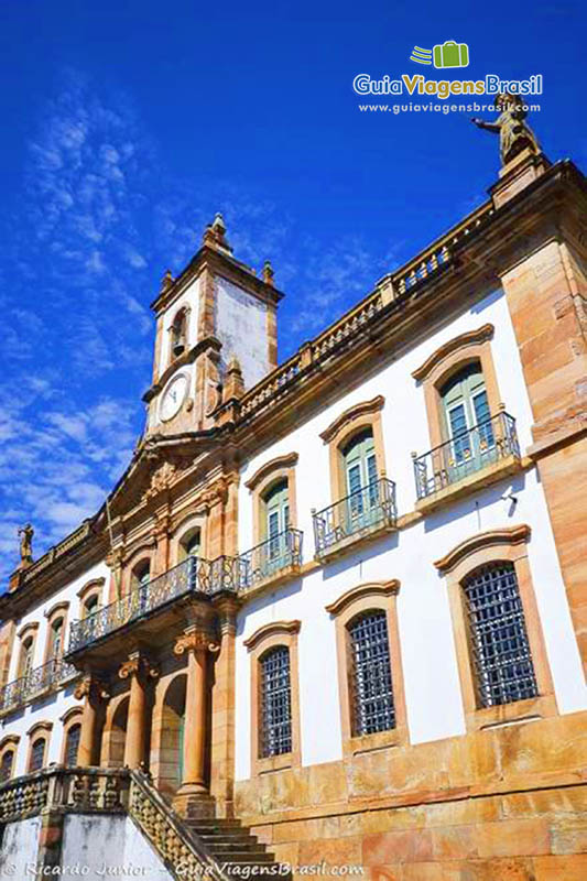 Imagem da arquitetura do Museu da Inconfidência.