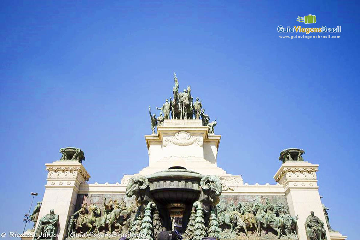 Imagem do monumento do Museu do Ipiranga.