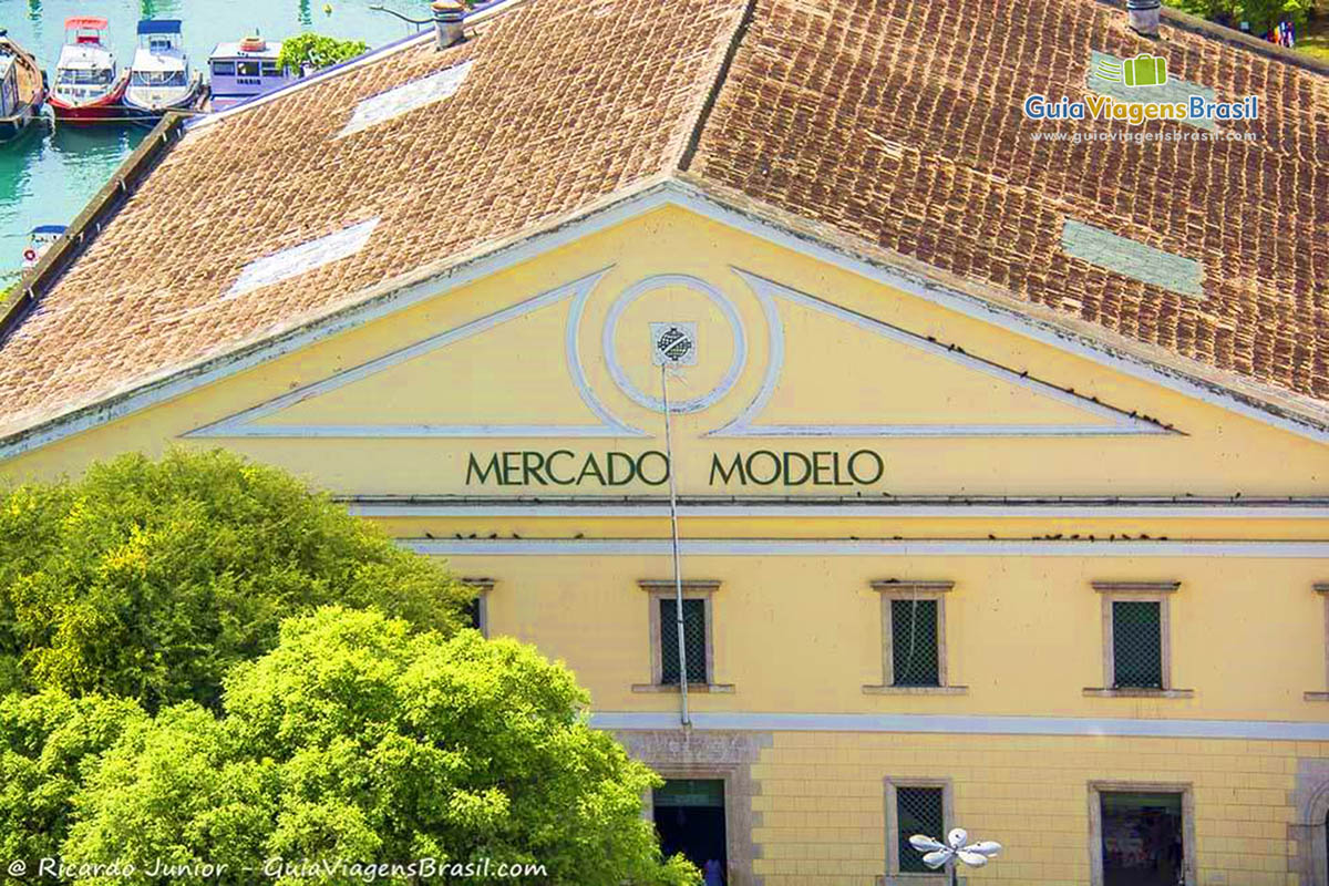 Imagem do Mercado Modelo, em Salvador.