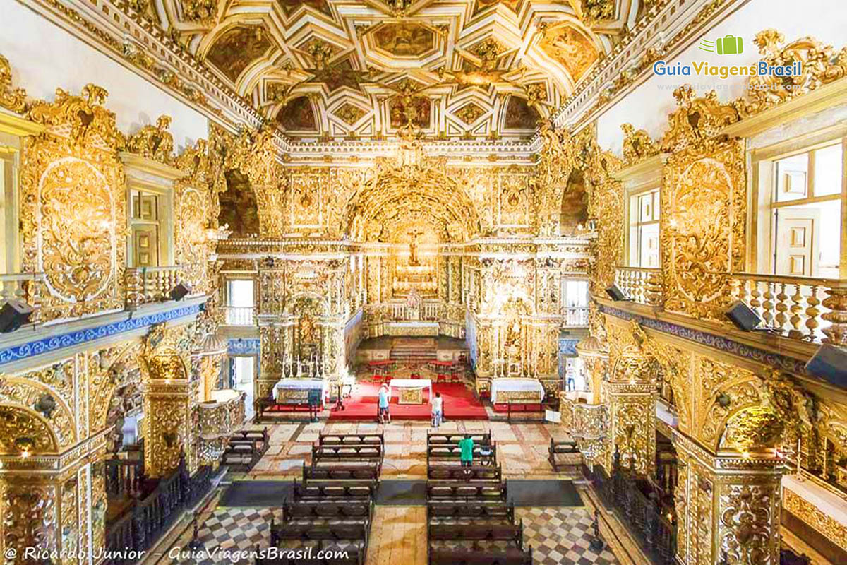 Imagem do alto da Igreja de São Francisco, em Salvador.