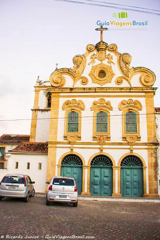 Imagem do Convento Nossa Senhora dos Anjos, beleza peculiar com suas obras barrocas, em Penedo, Alagoas, Brasil.