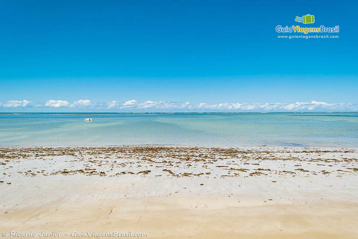 Imagem da mais conhecida Praia Central de Tamandaré.