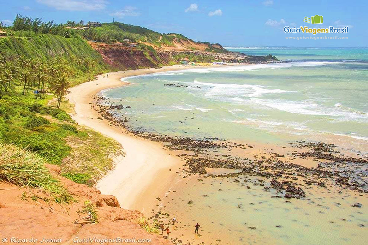 Imagem aérea de uma das belezas do Brasil.