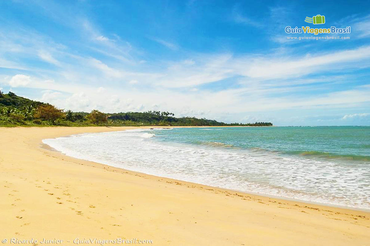 Imagem da extensão da Praia do Rio Verde.