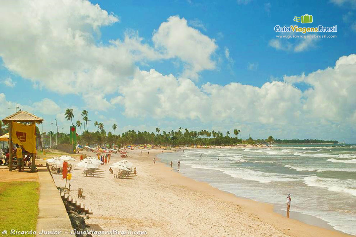 Imagem da extensão da Praia de Pietã.