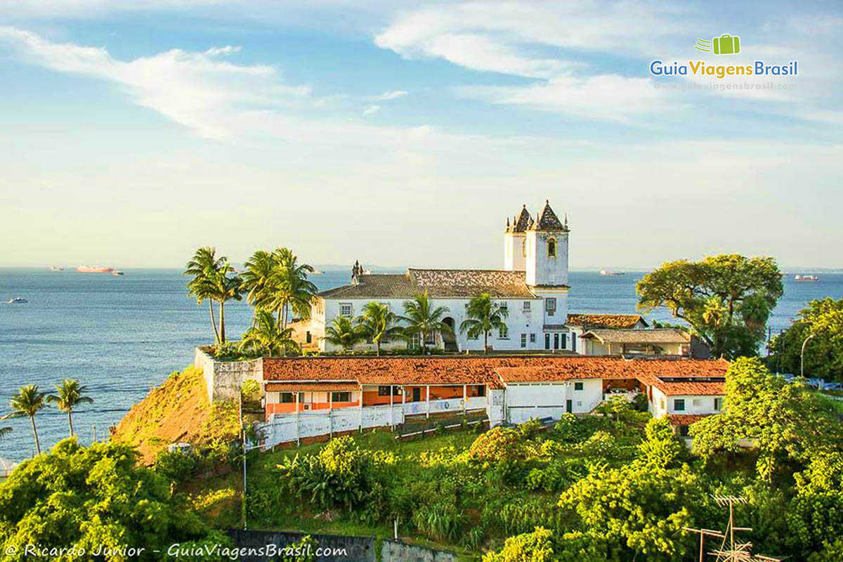 Imagem do alto da Igreja de Santo Antônio da Barra.