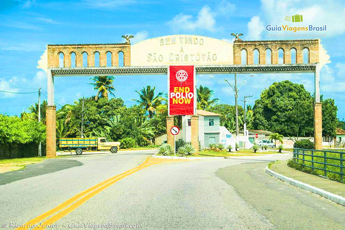 Imagem do Portal da Cidade de São Cristóvão.