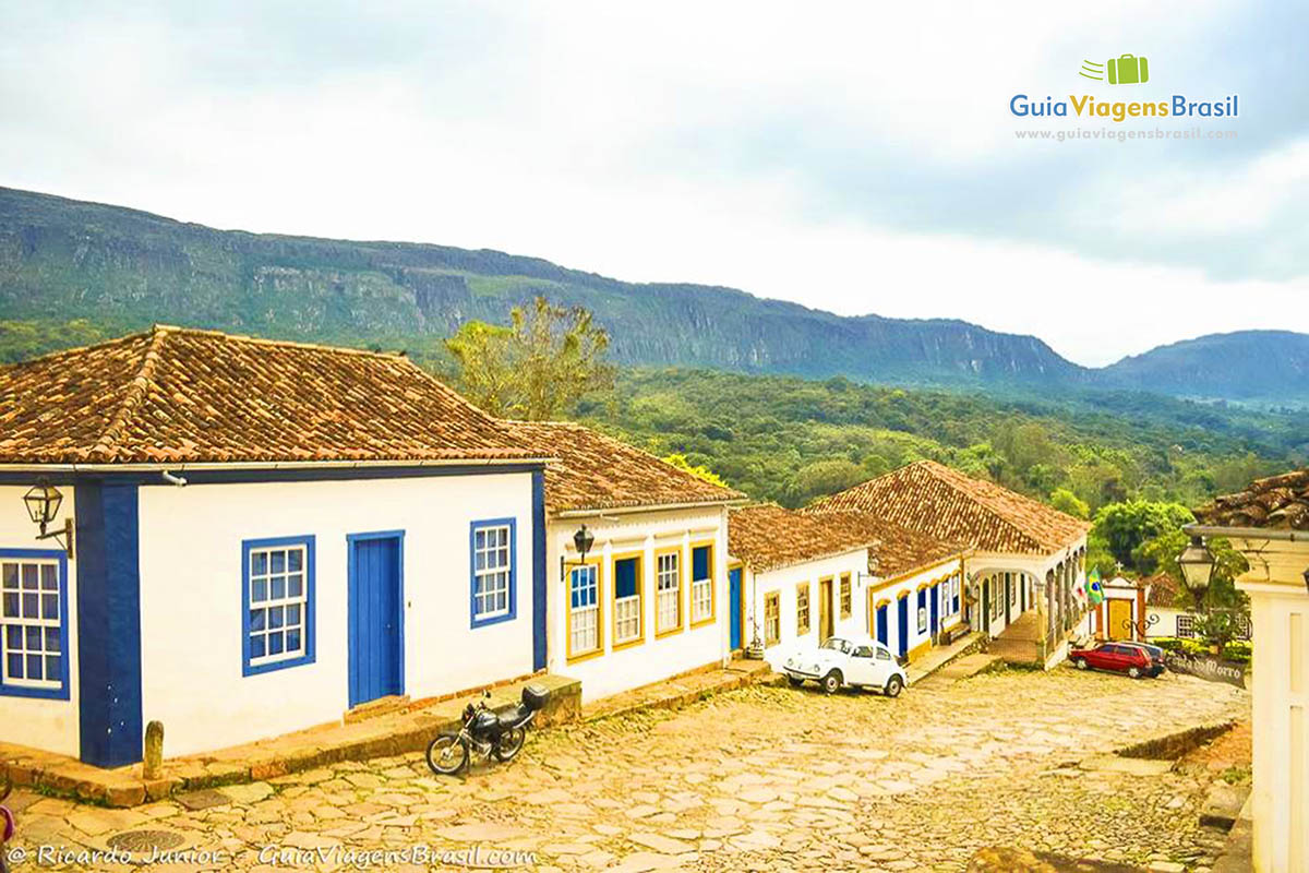 Imagem da Vista do Morro da Igreja São Francisco de Paula, a historia do Brasil em Tiradentes.