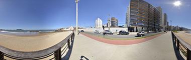 Imagem 360 graus da Praia do Morro, Guarapari.