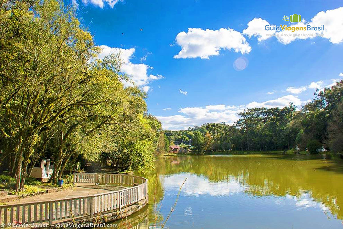 Imagem do lindo Parque Aldeia do Imigrante.