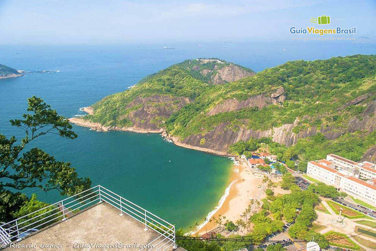 Imagem da vista incrível que se tem do Pão de Açúcar.