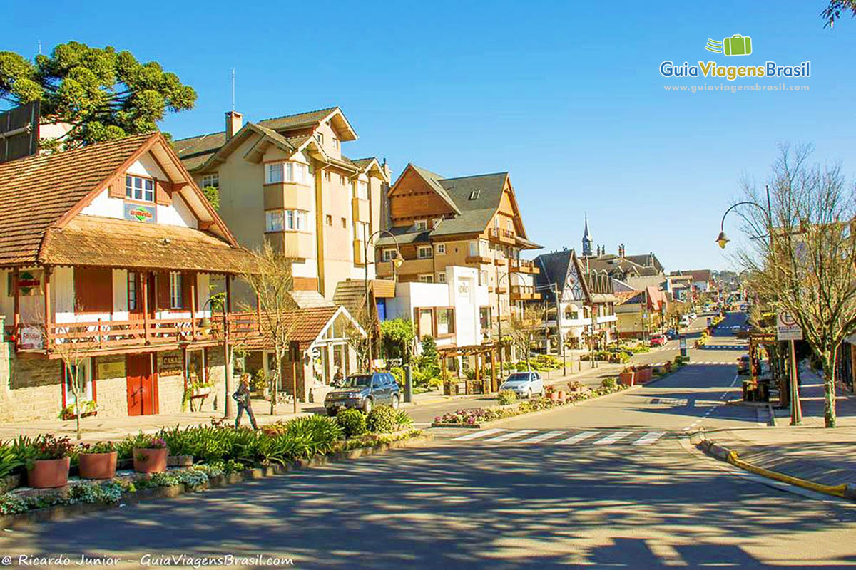 Imagem de uma bela manhã em Gramado.