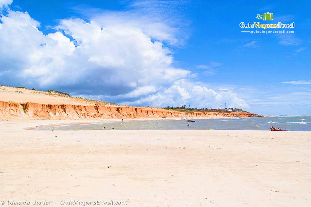 Imagem encantadora da Praia Canoa Quebrada