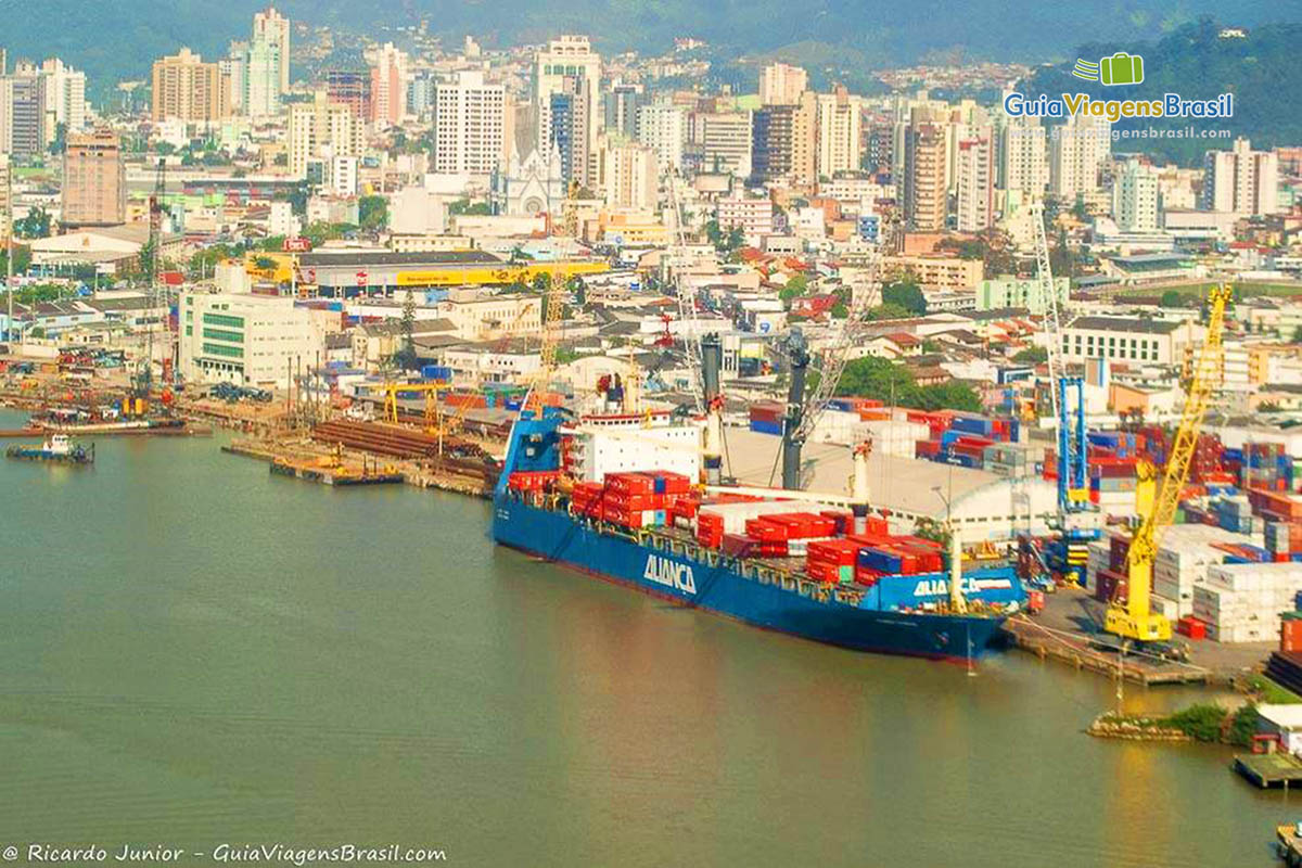 Imagem do Porto em Navegantes.